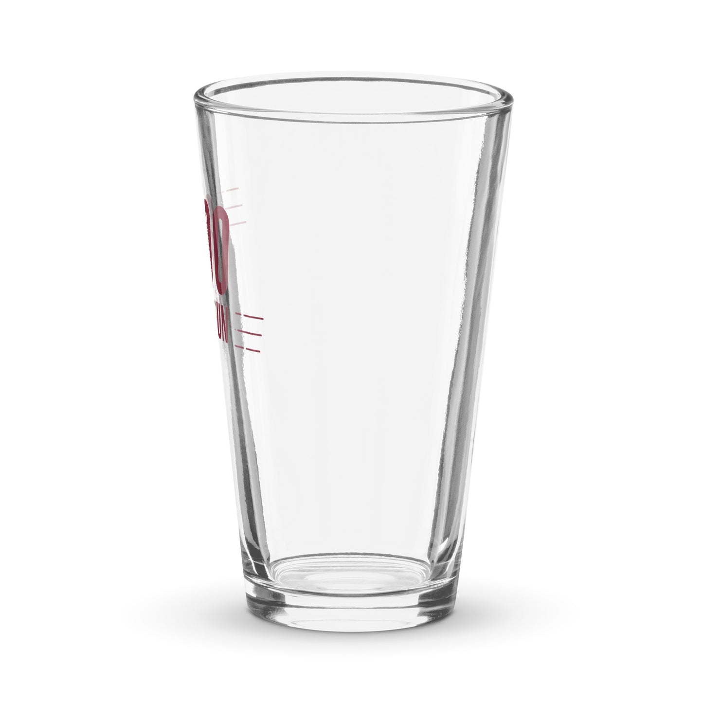 Shaker pint glass