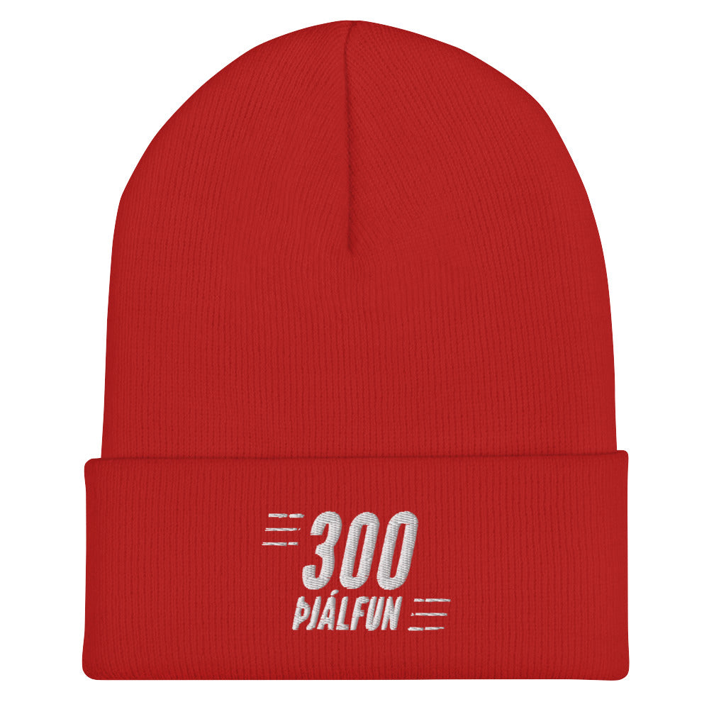 300 Rauð Beanie